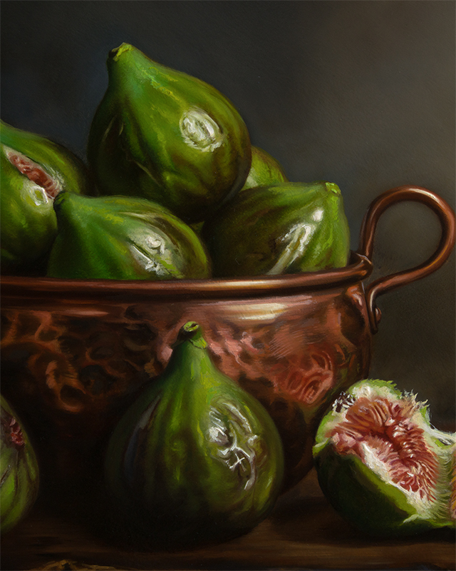 Figs in a Copper Pot